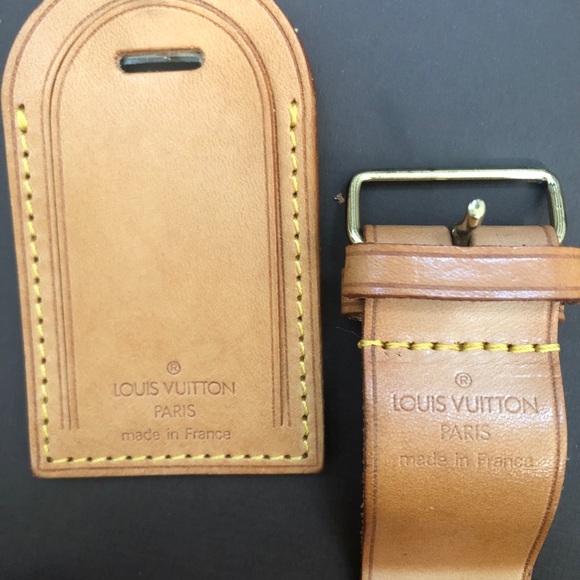 Louis Vuitton luggage name tag and handle strap - Picture 5 of 9
